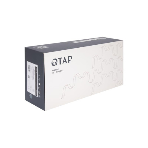 Смеситель для ванны Qtap Nando с длинным поворотным изливом и душевым гарнитуром QTNAN260CRM48652 Chrome Смеситель для ванны Qtap Nando с длинным поворотным изливом и душевым гарнитуром QTNAN260CRM48652 Chrome