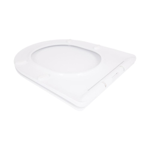 Qtap Сиденье для унитаза (Jay 640, Swan 640) 422x360x30 мм, White, с микролифтом, Slim Duroplast, Quick Release QTSC179W48699