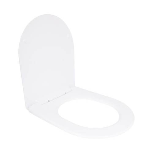 Qtap Сиденье для унитаза (Jay 640, Swan 640) 422x360x30 мм, White, с микролифтом, Slim Duroplast, Quick Release QTSC179W48699