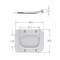 Qtap Сиденье для унитаза (Crow 640) 460x350x47 мм, White, с микролифтом, Slim Duroplast, Quick Release QTSC179W48700 Qtap Сиденье для унитаза (Crow 640) 460x350x47 мм, White, с микролифтом, Slim Duroplast, Quick Release QTSC179W48700