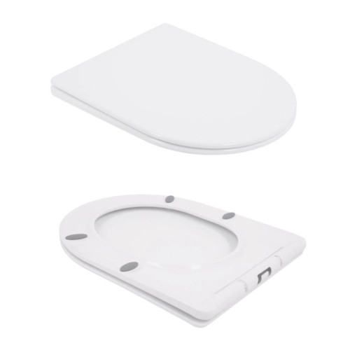 Унитаз напольный Qtap Swan Eco Ultra Quiet с сидением Soft-close 640x360x835 мм QTSWA27W48748 White