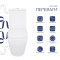 Унитаз напольный Qtap Jay Eco Ultra Quiet с сидением Soft-close 640x360x835 мм QTJAY27W48749 White Унитаз напольный Qtap Jay Eco Ultra Quiet с сидением Soft-close 640x360x835 мм QTJAY27W48749 White