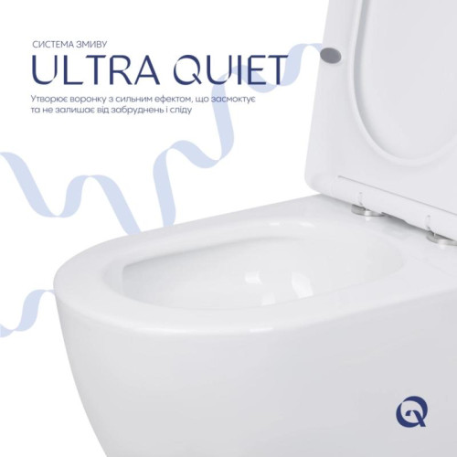 Унитаз напольный Qtap Jay Eco Ultra Quiet с сидением Soft-close 640x360x835 мм QTJAY27W48749 White Унитаз напольный Qtap Jay Eco Ultra Quiet с сидением Soft-close 640x360x835 мм QTJAY27W48749 White