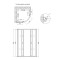 Душевая кабина Lidz Latwa SC90x90.SAT.LOW.DGR, стекло темное тонированное 4 мм без поддона Душевая кабина Lidz Latwa SC90x90.SAT.LOW.DGR, стекло темное тонированное 4 мм без поддона