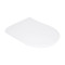 Qtap Сиденье для унитаза (Robin 490, Scorpio 490) 430x363x60 мм, White, с микролифтом, Slim Duroplast, MagLock QTSC179W48915