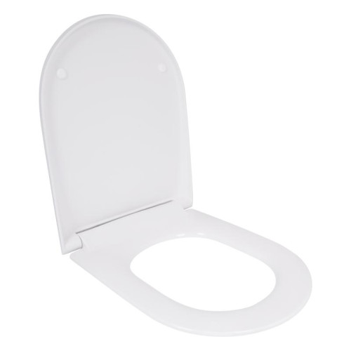 Qtap Сиденье для унитаза (Robin 520, Scorpio 520) 465x363x60 мм, White, с микролифтом, Slim Duroplast, MagLock QTSC179W48916