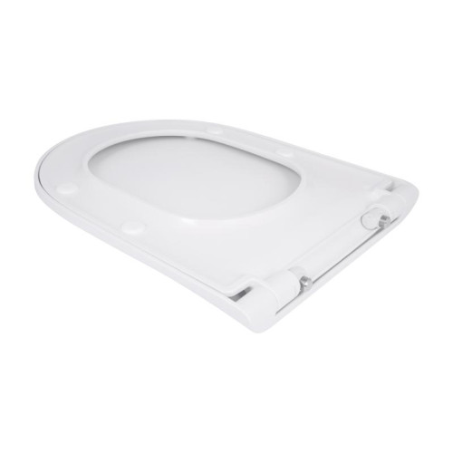Qtap Сиденье для унитаза (Robin 520, Scorpio 520) 465x363x60 мм, White, с микролифтом, Slim Duroplast, MagLock QTSC179W48916