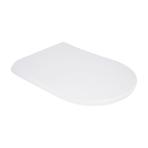 Qtap Сиденье для унитаза (Robin 520, Scorpio 520) 465x363x60 мм, White, с микролифтом, Slim Duroplast, MagLock QTSC179W48916
