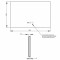 Зеркало Qtap Taurus (TA1) 800×600 мм с LED-подсветкой Touch, с антизапотеванием, с диммером, рег. темп. цвета (3000-6500K) QTTAU8006004895