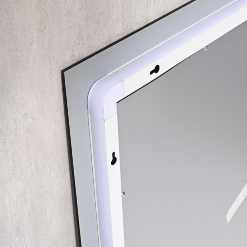Зеркало Qtap Taurus (TA1) 800×700 мм с LED-подсветкой Touch, с антизапотеванием, с диммером, рег. темп. цвета (3000-6500K) QTTAU80070048954