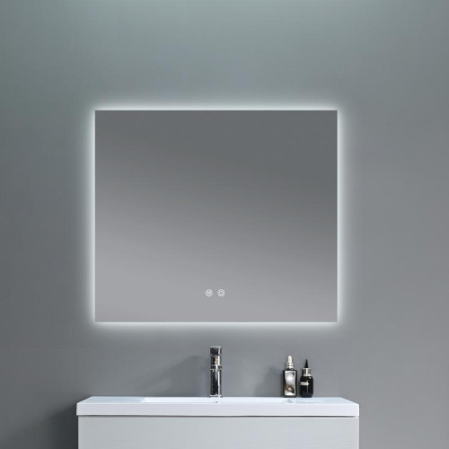 Зеркало Qtap Taurus (TA1) 800×700 мм с LED-подсветкой Touch, с антизапотеванием, с диммером, рег. темп. цвета (3000-6500K) QTTAU80070048954