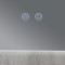 Зеркало Qtap Taurus (TA2) 800×700 мм с LED-подсветкой Touch, с антизапотеванием, с диммером, рег. темп. цвета (3000-6500K) QTTAU70070048955