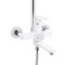 Душевая система универсальная Lidz Latwa 1031 на три потребителя (с изливом) (k35) White LDLAT1031WHI48994