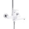 Душевая система универсальная Lidz Latwa 1031 на три потребителя (с изливом) (k35) White LDLAT1031WHI48994