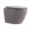 Унитаз подвесной Qtap Robin Ultra Quiet 520×365×340 мм, Stone grey, с сиденьем Slim Duroplast / Soft-close / Quick Release QTROB26SG48996
