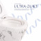 Унитаз подвесной Qtap Robin Ultra Quiet 520×365×340 мм, Marble, с сиденьем Slim Duroplast / Soft-close / Quick Release QTROB26MR48998