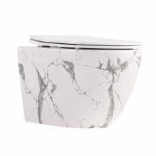 Унитаз подвесной Qtap Robin Ultra Quiet 520×365×340 мм, Marble, с сиденьем Slim Duroplast / Soft-close / Quick Release QTROB26MR48998 Унитаз подвесной Qtap Robin Ultra Quiet 520×365×340 мм, Marble, с сиденьем Slim Duroplast / Soft-close / Quick Release QTROB26MR48998