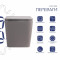 Унитаз подвесной Qtap Tern Ultra Quiet 520×345×325 мм, Stone grey, с сиденьем Slim Duroplast / Soft-close / Quick Release QTTER26SG49000