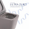 Унитаз подвесной Qtap Tern Ultra Quiet 520×345×325 мм, Stone grey, с сиденьем Slim Duroplast / Soft-close / Quick Release QTTER26SG49000