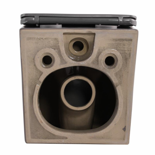 Унитаз подвесной Qtap Tern Ultra Quiet 520×345×325 мм, Stone grey, с сиденьем Slim Duroplast / Soft-close / Quick Release QTTER26SG49000