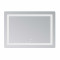Зеркало Lidz Kubis (KU2) 1200х800 с LED-подсветкой Touch, с антизапотеванием, с диммером, рег. яркости LDKUB120080049007