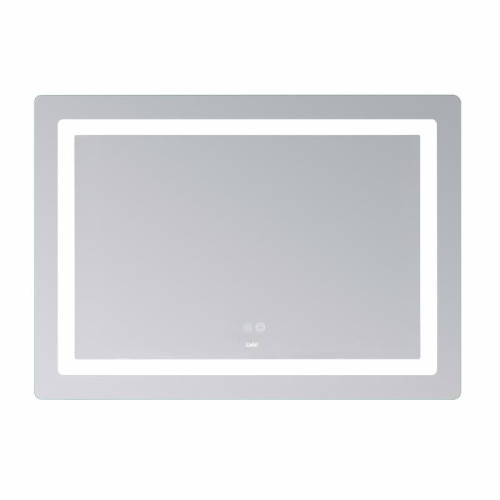 Зеркало Lidz Kubis (KU2) 1200х800 с LED-подсветкой Touch, с антизапотеванием, с диммером, рег. яркости LDKUB120080049007
