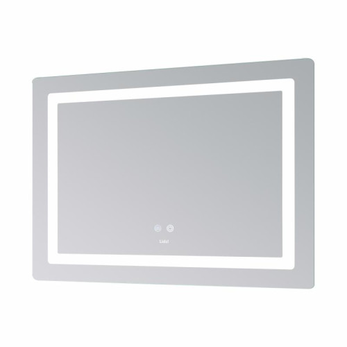 Зеркало Lidz Kubis (KU2) 1200х800 с LED-подсветкой Touch, с антизапотеванием, с диммером, рег. яркости LDKUB120080049007