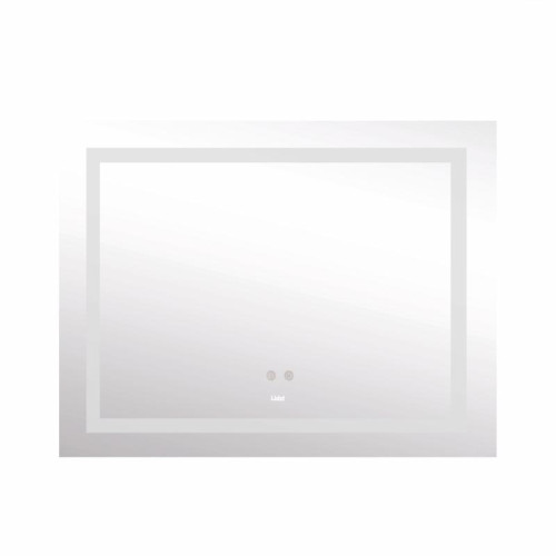 Зеркало Lidz Kubis (KU1) 1200х800 с LED-подсветкой Touch, с антизапотеванием, с диммером, рег. яркости LDKUB120080049008
