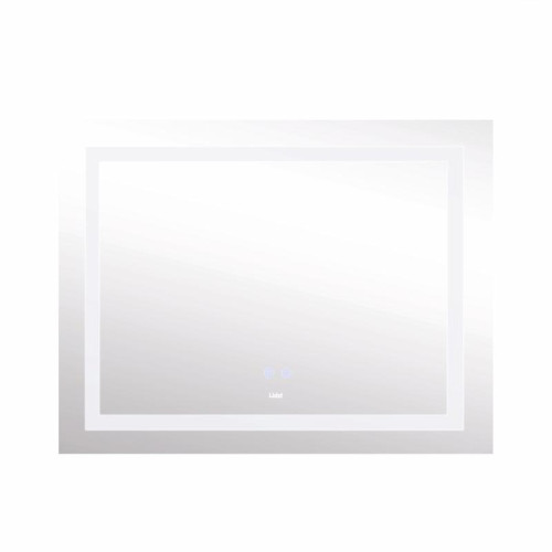 Зеркало Lidz Kubis (KU1) 1200х800 с LED-подсветкой Touch, с антизапотеванием, с диммером, рег. яркости LDKUB120080049008