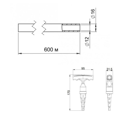 Акционный набор Thermo Alliance: Труба для тёплого пола PEX-a EVOH 16x2.0 мм (600 м) TAS00316600 + Калибратор с трещеткой для м/п труб d16-32 STD-404 Акционный набор Thermo Alliance: Труба для тёплого пола PEX-a EVOH 16x2.0 мм (600 м) TAS00316600 + Калибратор с трещеткой для м/п труб d16-32 STD-404