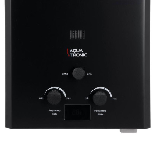 Колонка газовая дымоходная  Aquatronic A21 Black 10 л
