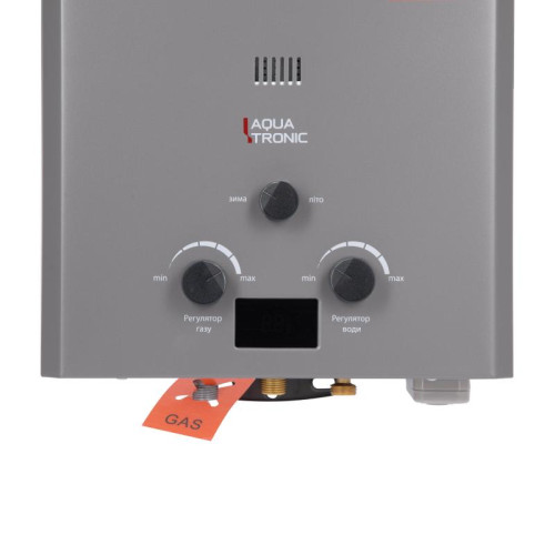 Колонка газовая дымоходная  Aquatronic A21 Grey 10 л