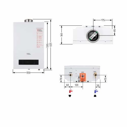 Колонка газовая турбированная Aquatronic  10 л F05-10LW