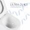 Унитаз подвесной Qtap Taurus Ultra Quiet 515×360×350 мм, White, с сиденьем Slim Duroplast / Soft-close / Quick Release QTTAU26W49116