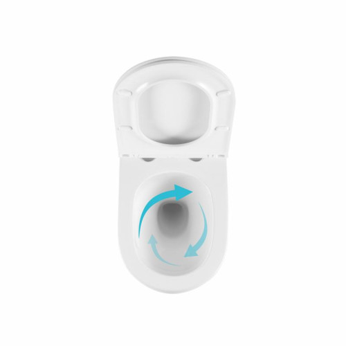 Унитаз подвесной Qtap Taurus Ultra Quiet 515×360×350 мм, White, с сиденьем Slim Duroplast / Soft-close / Quick Release QTTAU26W49116