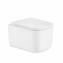 Унитаз подвесной Qtap Gemini Ultra Quiet 485×340×350 мм, White, с сиденьем Slim Duroplast / Soft-close / Quick Release QTTAU26W49119