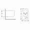 Биде подвесное Qtap Gemini 485×340×300 мм, White QTTAU28W49120 Биде подвесное Qtap Gemini 485×340×300 мм, White QTTAU28W49120