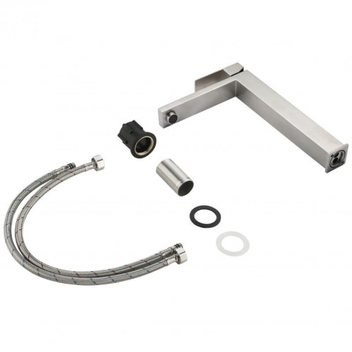 Смеситель для раковины высокий Lidz Helix 001FH (k35)  LDHEL001FHNKS49179 Nickel