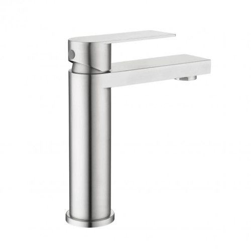 Смеситель для раковины низкий Lidz Nexus 001F (k35)  LDNEX001FNKS49184 Nickel