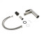 Смеситель для раковины низкий Lidz Nexus 001F (k35)  LDNEX001FNKS49184 Nickel