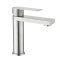 Смеситель для раковины низкий Lidz Nexus 001F (k35)  LDNEX001FNKS49184 Nickel