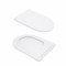 Унитаз напольный Qtap Evia Ultra Quiet 630×350×795 мм с сиденьем Soft-close, White QTEVI27W49258
