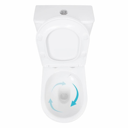 Унитаз напольный Qtap Arvin Ultra Quiet 630×350×795 мм с сиденьем Soft-close, White QTARV27W49259