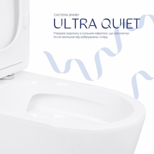 Унитаз напольный Qtap Aquarius Ultra Quiet 620×355×790 мм с сиденьем Soft-close, White QTAQAW27W49262 Унитаз напольный Qtap Aquarius Ultra Quiet 620×355×790 мм с сиденьем Soft-close, White QTAQAW27W49262