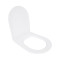 Сиденье для унитаза Qtap (Evia, Arvin, Leo 630) 410x330x22 мм, White, с микролифтом, Slim Duroplast, Quick Release QTSC179W49264