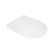 Сиденье для унитаза Qtap (Evia, Arvin, Leo 630) 410x330x22 мм, White, с микролифтом, Slim Duroplast, Quick Release QTSC179W49264