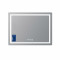 Зеркало Qtap Mideya (MI2) 800х600 с часами, с LED-подсветкой Touch, с антизапотеванием, диммером, рег. яркости QTMID80060049265