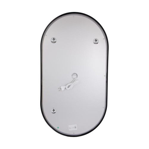 Зеркало Qtap Scorpio (SC1) с LED-подсветкой Touch, с антизапотеванием, с диммером, рег. темп. цвета (3000-6500K) Black QTSC500900