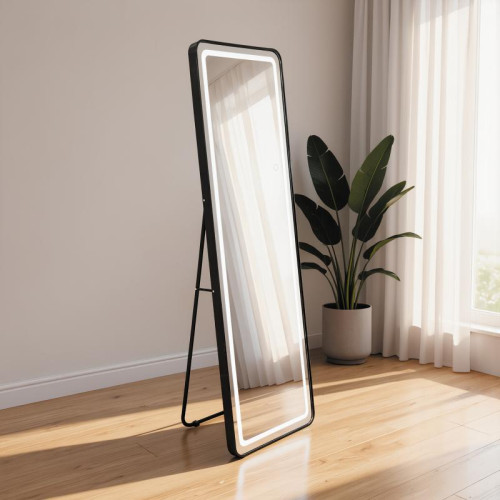 Зеркало Qtap Gemini 500х1600 с LED-подсветкой Touch, с диммером, QTGE50160049284