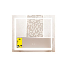 Зеркало Lidz Kubis (KU1) 700х600 с LED-подсветкой Touch, с антизапотеванием, с диммером, рег. яркости LDKU60070049285